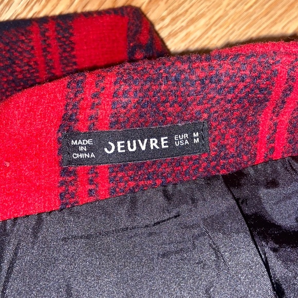 New! Shein plaid flannel skirt - Picture 3 of 6